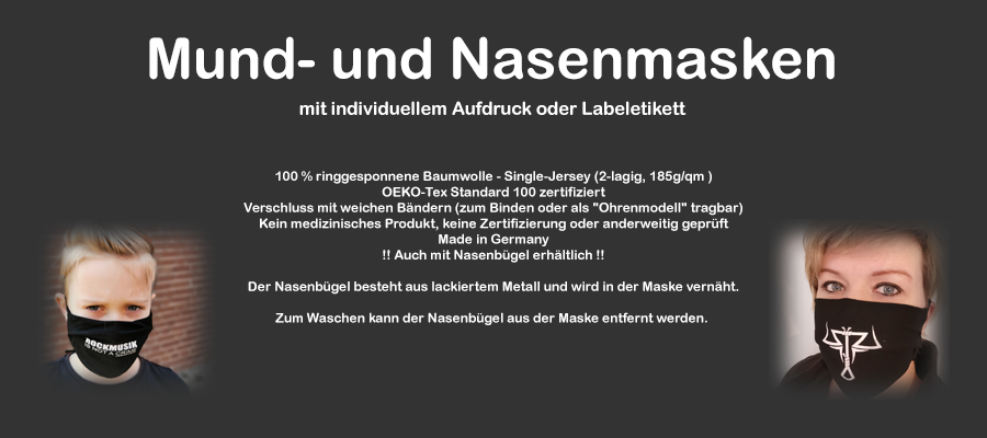 Mundmasken Alltagsmasken
